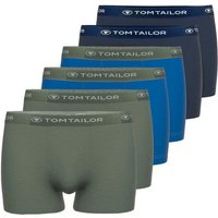 TOM TAILOR Hüftslip (6-St) mit breitem Logobund