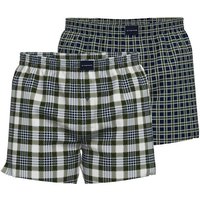 TOM TAILOR Boxershorts Dakota (2-St) Webboxer mit Knopfleiste im 2er Pack