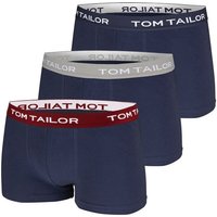 TOM TAILOR Boxershorts (3-St) mit kürzerem Bein im 3er Pack