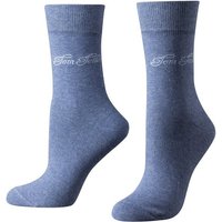 TOM TAILOR Socken 9702434038 Tom Tailor 2er Pack Basic Women Socks 9702 434 light denim melange Doppelpack Strümpfe Socken