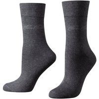 TOM TAILOR Socken 9702620038 Tom Tailor 2er Pack Basic Women Socks 9702 620 anthracite grau Doppelpack Strümpfe Socken