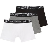 TOM TAILOR Denim Boxershorts Boxershorts im Dreierpack