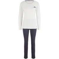 TOM TAILOR Damen Langes Pyjama Set