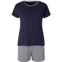 TOM TAILOR Damen Maritimes Pyjama-Set mit Shorts