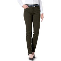 Brax Regular-fit-Jeans BRAX Jeans Shakira oliv Skinny Fit Free to move Super Stretch Denim