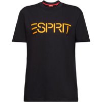 ESPRIT Unisex Logo-T-Shirt aus Baumwolljersey