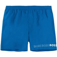 BOSS Badeshorts B-Dolphin mit umlaufendem Markenschriftzug auf dem linken Bein