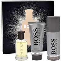 BOSS Duft-Set HUGO BOSS BOTTLED EDT 100ML + SHOWER GEL 100ML + DEODORNAT SPRAY 150ML