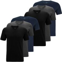 BOSS Unterziehshirt Classic T-Shirt (6-St) mit fein geripptem Rundhalsausschnitt