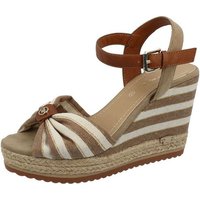 TOM TAILOR Sandalen Textil High-Heel-Sandalette