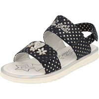 TOM TAILOR Mädchen Schuhe 5370204 Mädchen Sandalen 3-Fach Klett Glitzer Navy Sandale