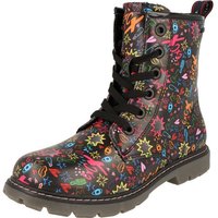 TOM TAILOR 4270160027 Mädchen Schuhe Tex Stiefel Graffitistyle Winterboots Reißverschluss