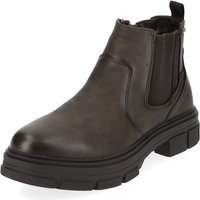 TOM TAILOR Stiefelette Lederimitat/Textil Stiefelette