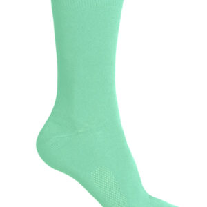 Nie wieder Fussgeruch mit den antibakteriellen Socken in mint mit integrierten Klimazonen von der Marke Schaufenberger. Weiches Bündchen