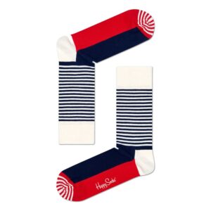 Mit Half Stripe Socken von Happy Socks ist es so einfach wie nie ein modisches Statement abzugeben