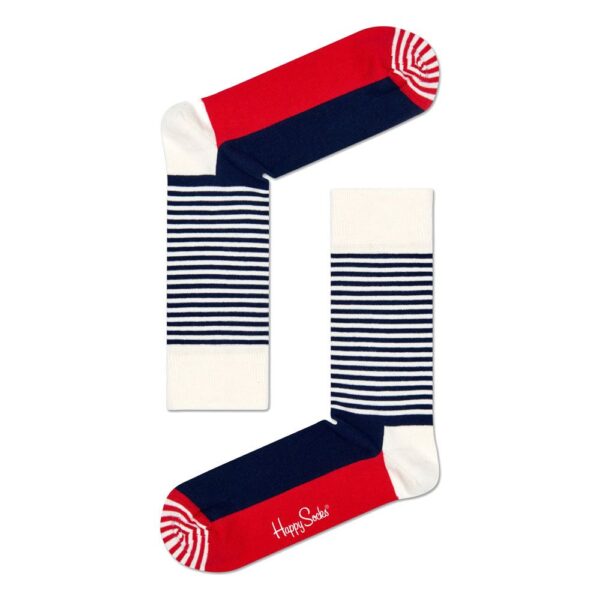 Mit Half Stripe Socken von Happy Socks ist es so einfach wie nie ein modisches Statement abzugeben