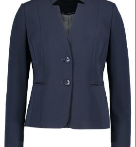 Blazer in navy von Betty Barclay Passform: Tailliert  Gesamtlänge: 60 cm  Ärmel: Langarm  Verschluss: Knopf  Futter: 55% Polyester