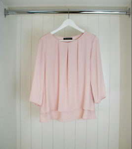 Lässige Bluse in light rose mit 3/4-Arm von Betty Barclay.