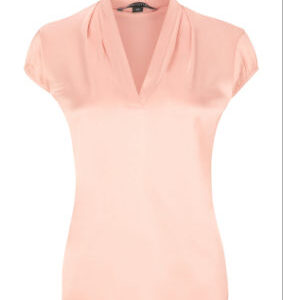 Blusenshirt mit Satin-Front von Comma.  Oberstoff: 95% Polyester