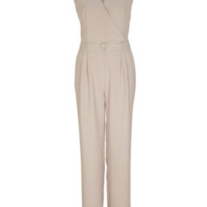 Crêpe-Overall von comma.Material: Oberstoff: 100% Polyester; Futter: 100% PolyesterFarbe: beigeKurzbeschreibung: Overall mit V-AusschnittPflegehinweise: Handwäsche