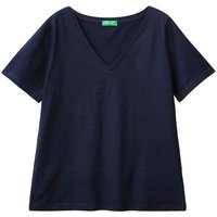 United Colors of Benetton T-Shirt aus Flammgarnjersey