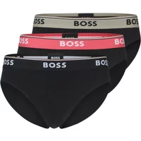 3er-Pack Baumwoll-Slips mit Logo-Bund Hugo Boss