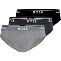 3er-Pack Baumwoll-Slips mit Logo-Bund Hugo Boss