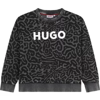 Animal Print Reißverschluss Pullover Hugo Boss