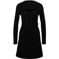 Ausgestelltes Kleid mit Cut-out Hugo Boss