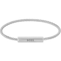 BOSS Armband Schmuck Edelstahl Armschmuck Stahlseil ALEK