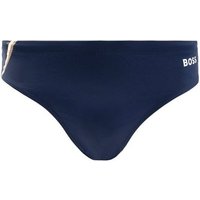 BOSS Badehose Brief John mit kontrastfarbenem BOSS Logo-Schriftzug