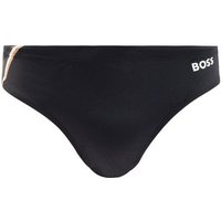 BOSS Badehose Brief John mit kontrastfarbenem BOSS Logo-Schriftzug