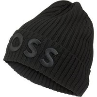 BOSS Beanie Lara_hat mit großem BOSS Schriftzug