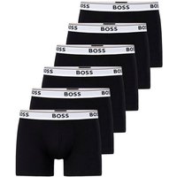 BOSS Boxer Cotton Stretch (6-St) mit umlaufend eingewebtem Markenschriftzug