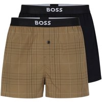 BOSS Boxershorts Boxer Shorts EW (2-St) mit kurzem Bein