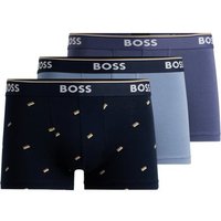 BOSS Boxershorts Trunk 3P Power Desig 10260726