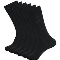 BOSS Businesssocken RS Uni Colors CC (3-Paar) mit dezentem Markenschriftzug