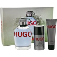 BOSS Duft-Set Hugo Boss Hugo Man EDT 125ml + Deodorant Spray 150ml + Shower Gel 50ml