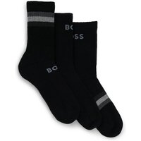 BOSS Freizeitsocken mit Streifen und/ oder BOSS Logoschriftzug