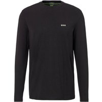 BOSS GREEN Langarmshirt Tee Long mit Rundhalsausschnitt