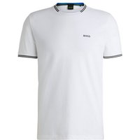 BOSS GREEN T-Shirt Taul mit kontrastfarbenen Streifendetails