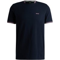 BOSS GREEN T-Shirt Taul mit kontrastfarbenen Streifendetails