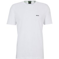 BOSS GREEN T-Shirt Tee mit gummiertem Kontrast-Logo