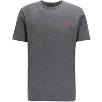 BOSS Kurzarmshirt Hugo Boss Herren T-Shirt mit Logo Print auf der Brust und Kontrast Logo