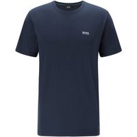 BOSS Kurzarmshirt Hugo Boss Herren T-Shirt mit Logo Print auf der Brust und Kontrast Logo