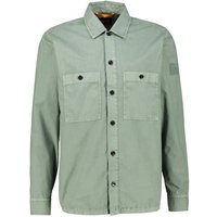 BOSS Langarmhemd Herren Overshirt-Hemd LOCKY Oversized Fit (1-tlg)