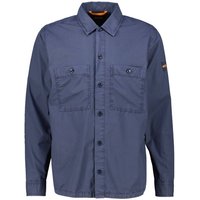 BOSS Langarmhemd Herren Overshirt-Hemd LOCKY Oversized Fit (1-tlg)