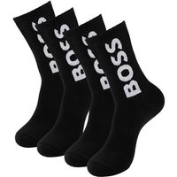 BOSS Langsocken QS Rib Logo CC (2-Paar) mit großem BOSS Logo