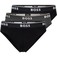 BOSS Slip Cotton Stretch (3-St) mit umlaufend eingewebtem Markenschriftzug