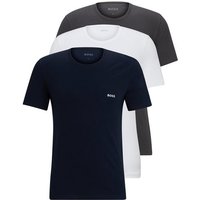 BOSS T-Shirt T-Shirt Rundhals (3er-Pack) mit dezentem BOSS Logo-Print